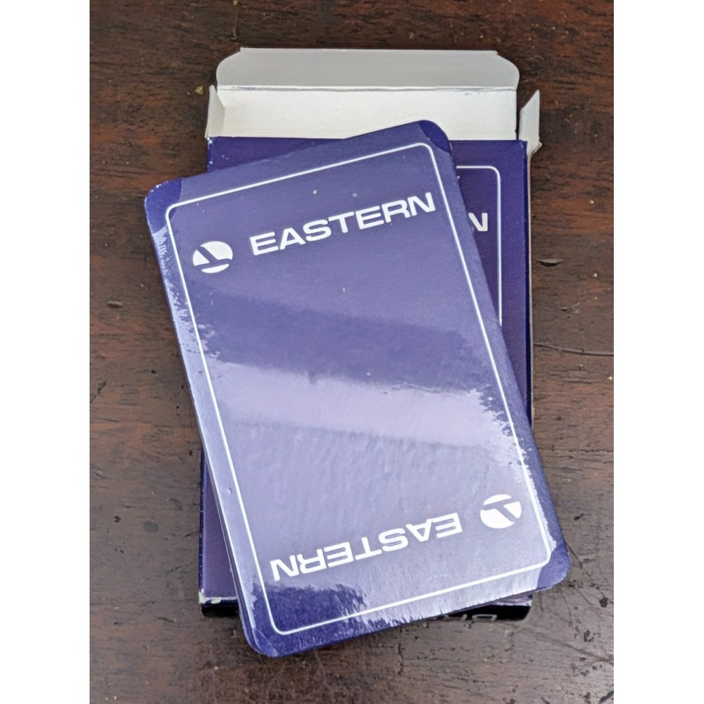 Vintage Eastern Airlines Bridge Size Playing Cards Sealed New Old Stock NOS